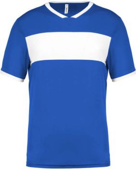 ADULTS' SHORT-SLEEVED JERSEY Sporty Royal Blue/White XL