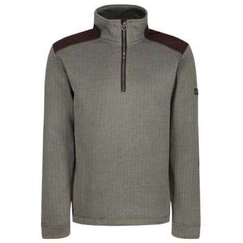 HOLBECK HALF ZIP FLEECE Dark Khaki L